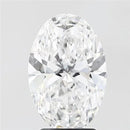 3.92ct Oval Lab Grown Diamond (Colour F, Clarity VVS2, IGI Certified)