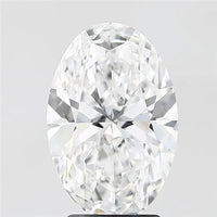 3.92ct Oval Lab Grown Diamond (Colour F, Clarity VVS2, IGI Certified)