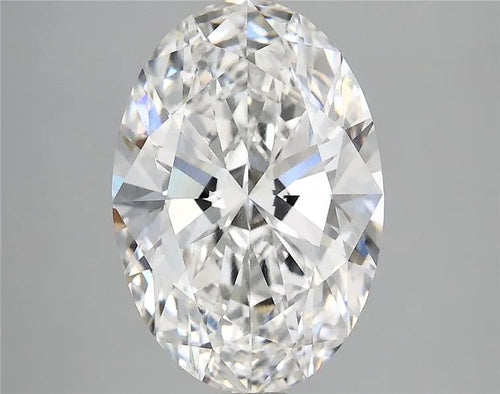 3.97ct Oval Lab Grown Diamond (Colour E, Clarity VVS2, IGI Certified)