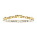 3 Carat Basket 4-Prong Diamond Tennis Bracelet