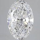 4.00ct Oval Lab Grown Diamond (Colour D, Clarity SI1, IGI Certified)