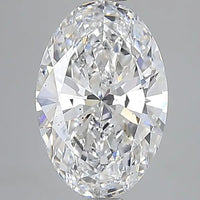 4.00ct Oval Lab Grown Diamond (Colour D, Clarity SI1, IGI Certified)
