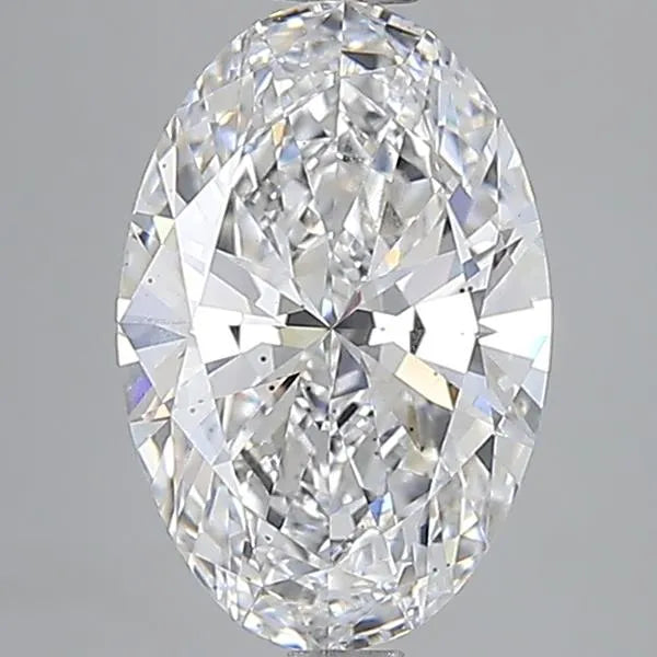 4.00ct Oval Lab Grown Diamond (Colour D, Clarity SI1, IGI Certified)