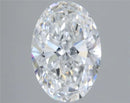 4.00ct Oval Lab Grown Diamond (Colour D, Clarity VVS2, IGI Certified)