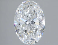 4.00ct Oval Lab Grown Diamond (Colour D, Clarity VVS2, IGI Certified)