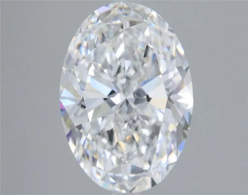 4.00ct Oval Lab Grown Diamond (Colour D, Clarity VVS2, IGI Certified)