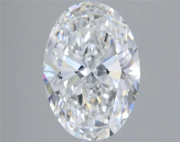 4.00ct Oval Lab Grown Diamond (Colour D, Clarity VVS2, IGI Certified)
