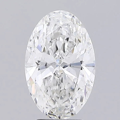 4.00ct Oval Lab Grown Diamond (Colour E, Clarity VS2, IGI Certified)
