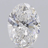 4.00ct Oval Lab Grown Diamond (Colour E, Clarity VVS2, IGI Certified)