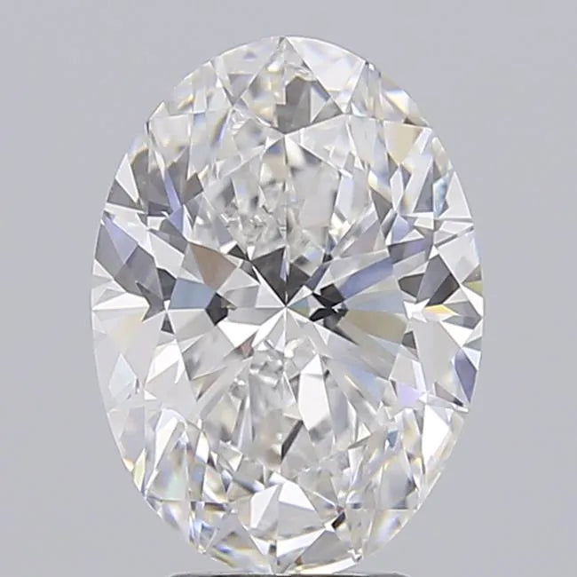 4.00ct Oval Lab Grown Diamond (Colour E, Clarity VVS2, IGI Certified)