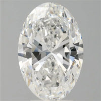 4.00ct Oval Lab Grown Diamond (Colour E, Clarity VVS2, IGI Certified)