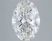 4.00ct Oval Lab Grown Diamond (Colour E, Clarity VVS2, IGI Certified)