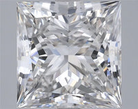 4.00ct Princess Lab Grown Diamond (Colour G, Clarity VS1, IGI Certified)