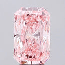 4.00ct Radiant Lab Grown Diamond (Colour Fancy Vivid Pink, Clarity VS2, IGI Certified)
