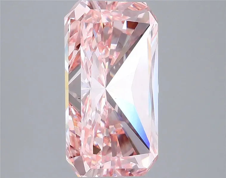 4.00ct Radiant Lab Grown Diamond (Colour Fancy Vivid Pink, Clarity VVS2, Cut VG, IGI Certified)