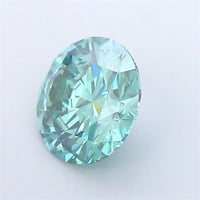 4.00ct Round Lab Grown Diamond (Colour Fancy Vivid Green, Clarity VS1, Cut EX, IGI Certified)