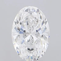 4.01ct Oval Lab Grown Diamond (Colour D, Clarity VVS1, IGI Certified)