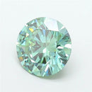 4.01ct Round Lab Grown Diamond (Colour Fancy Vivid Green, Clarity VS1, Cut EX, IGI Certified)