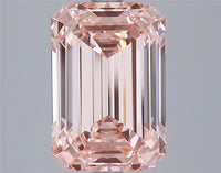 4.02ct Emerald Lab Grown Diamond (Colour Fancy Intense Pink, Clarity VVS2, IGI Certified)