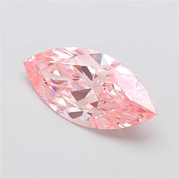 4.02ct Marquise Lab Grown Diamond (Colour Fancy Vivid Pink, Clarity VVS2, IGI Certified)