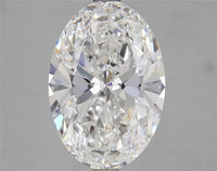 4.02ct Oval Lab Grown Diamond (Colour D, Clarity VVS1, IGI Certified)