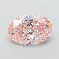 4.03ct Oval Lab Grown Diamond (Colour Fancy Intense Pink, Clarity VVS2, IGI Certified)