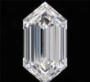 4.04ct Hexagonal Lab Grown Diamond (Colour E, Clarity VVS2, IGI Certified)