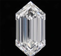 4.04ct Hexagonal Lab Grown Diamond (Colour E, Clarity VVS2, IGI Certified)