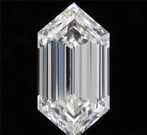 4.04ct Hexagonal Lab Grown Diamond (Colour E, Clarity VVS2, IGI Certified)