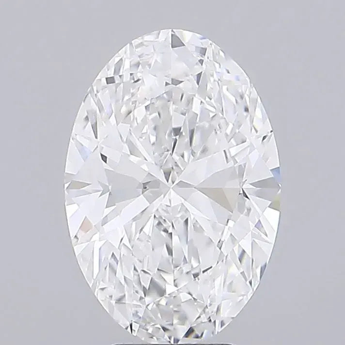 4.04ct Oval Lab Grown Diamond (Colour D, Clarity VVS1, IGI Certified)
