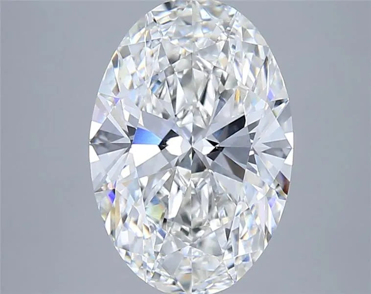 4.04ct Oval Lab Grown Diamond (Colour F, Clarity VVS2, IGI Certified)