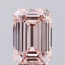 4.05ct Emerald Lab Grown Diamond (Colour Fancy Intense Pink, Clarity VS1, IGI Certified)