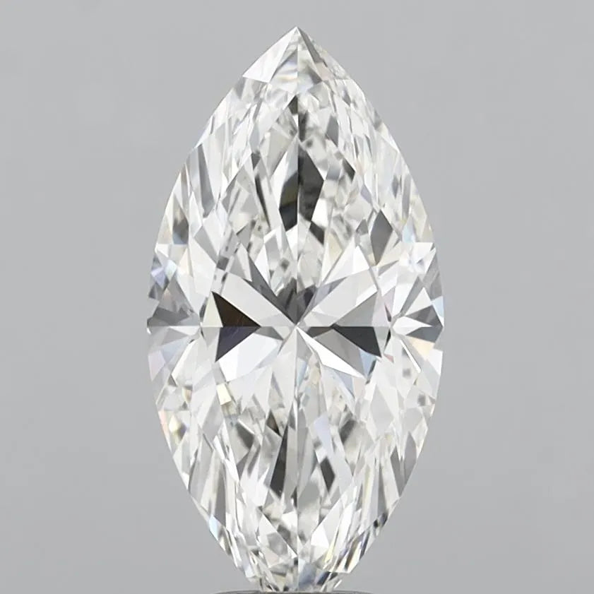 4.06ct Marquise Lab Grown Diamond (Colour F, Clarity VVS2, IGI Certified)