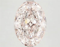 4.07ct Oval Lab Grown Diamond (Colour Fancy Intense Pink, Clarity VVS2, IGI Certified)