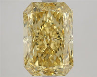 4.07ct Radiant Lab Grown Diamond (Colour Fancy Intense Yellow, Clarity VVS2, IGI Certified)