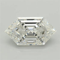 4.08ct Hexagonal Lab Grown Diamond (Colour E, Clarity VVS2, IGI Certified)