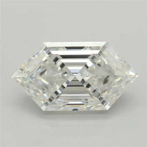 4.08ct Hexagonal Lab Grown Diamond (Colour E, Clarity VVS2, IGI Certified)