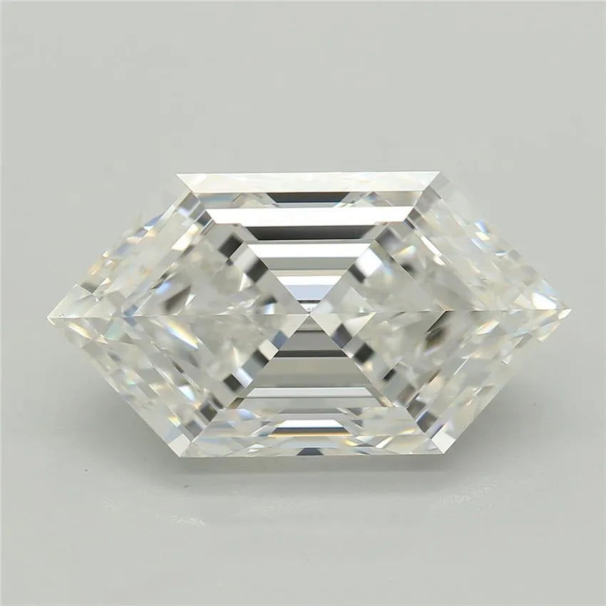 4.08ct Hexagonal Lab Grown Diamond (Colour E, Clarity VVS2, IGI Certified)