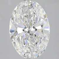 4.08ct Oval Lab Grown Diamond (Colour D, Clarity VS2, IGI Certified)