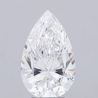 4.08ct Pear Lab Grown Diamond (Colour D, Clarity VS2, IGI Certified)