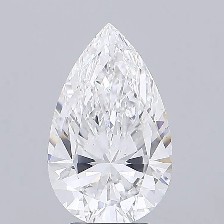 4.08ct Pear Lab Grown Diamond (Colour D, Clarity VS2, IGI Certified)