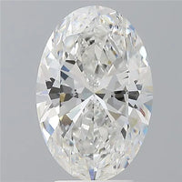 4.09ct Oval Lab Grown Diamond (Colour E, Clarity VVS2, IGI Certified)