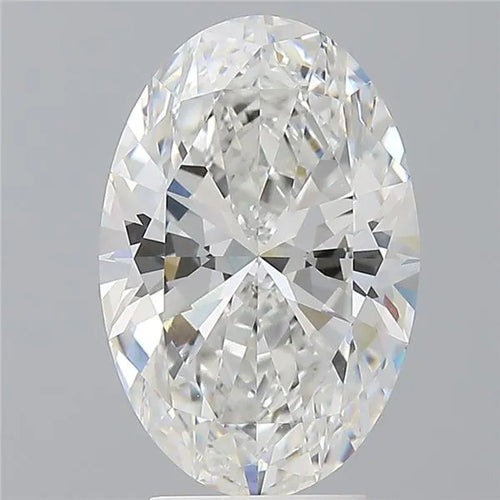 4.09ct Oval Lab Grown Diamond (Colour E, Clarity VVS2, IGI Certified)