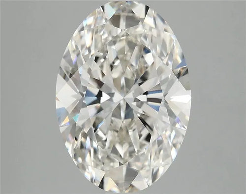 4.09ct Oval Lab Grown Diamond (Colour H, Clarity VVS2, IGI Certified)