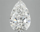 4.09ct Pear Lab Grown Diamond (Colour D, Clarity VS1, IGI Certified)