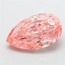 4.09ct Pear Lab Grown Diamond (Colour Fancy Vivid Pink, Clarity VVS2, IGI Certified)