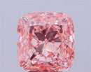 4.10ct Cushion modified Lab Grown Diamond (Colour Fancy Vivid Pink, Clarity SI1, IGI Certified)