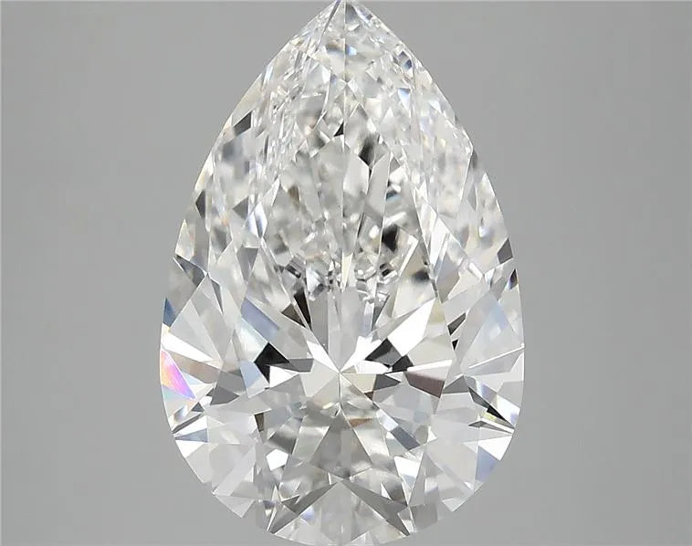 4.10ct Pear Lab Grown Diamond (Colour F, Clarity VVS2, IGI Certified)