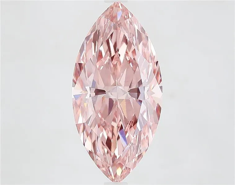 4.11ct Marquise Lab Grown Diamond (Colour Fancy Intense Pink, Clarity VS1, IGI Certified)