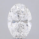 4.21ct Oval Lab Grown Diamond (Colour E, Clarity VVS2, IGI Certified)